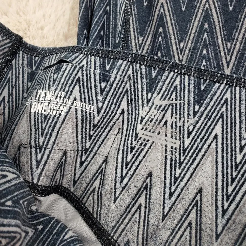 Nike Blue White Legging Medium - Picture 3 of 7